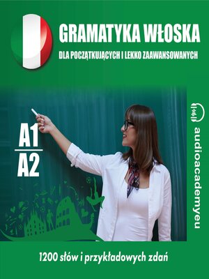 cover image of Gramatyka włoska--dla początkujących- poziom A1, A2